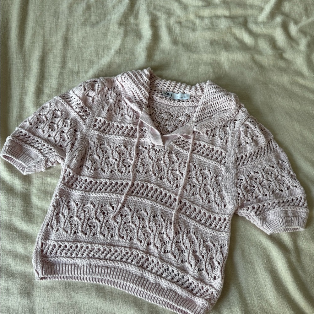 Zara Lilac Knit Sweater